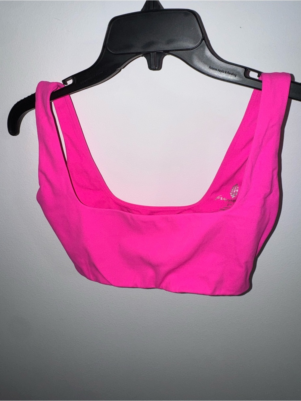 Free People-Hot Pink Scoop Neck Bralette - Women workout